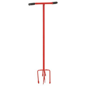 Gartenkralle aus Stahl – Farbe Rot