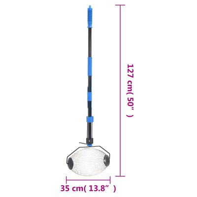 Stahlnusssammler – 127 cm – Farbe Blau