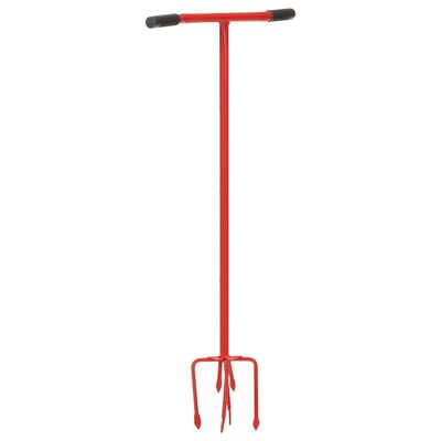 Gartenkralle aus Stahl – Farbe Rot