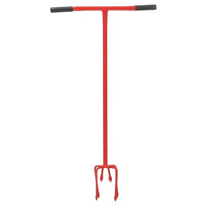 Gartenkralle aus Stahl – Farbe Rot