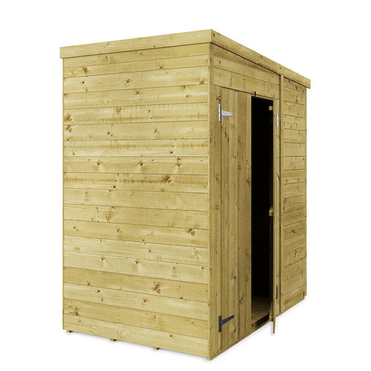 4x6 Fuß großer Lagerschuppen aus Holz für den Außenbereich